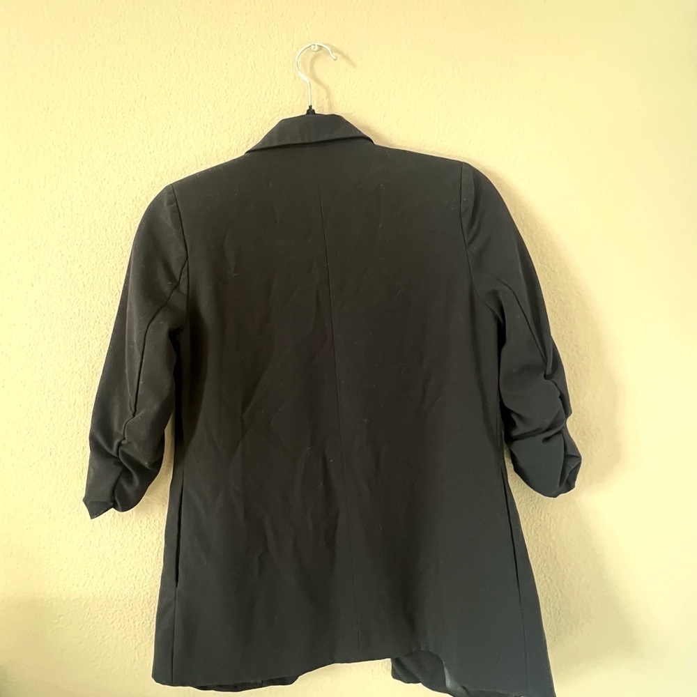 Silence + Noise Relaxed Open Front 3/4 Sleeves Blazer - Picture 4 of 7